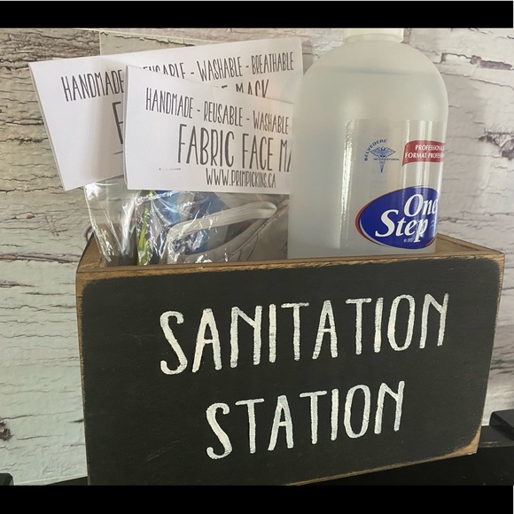 Sanitation storage box mask sanitizer holder - Picture 3 of 3